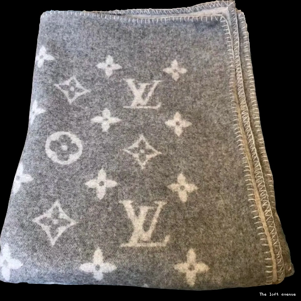 THROW LV GREY CUSTOM BLANKET 0713